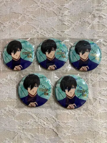블루 록 에고전 이토시 린 캔뱃지 5개 세트