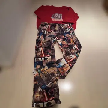 레어 STAR WARS 플리스 팬츠와 츄바커스 에트 세트