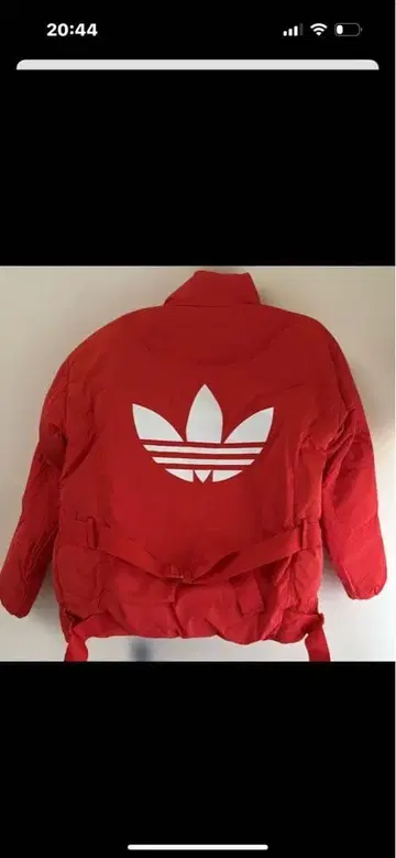 adidas 빨간색 퍼퍼 자켓 스노우보드