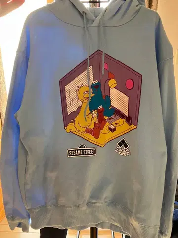 EVO JAPAN SESAME STREET 후드티 라이트 블루