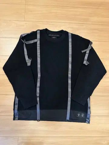 DENHAM 화이트 마운티니어링 니트 XL