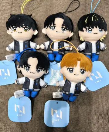 INI GIGO 한정판 마스코트 봉제 인형 세트