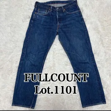 [ 새상품급 ] 풀카운트 1101 셀비지 빨간 귀 V 스티치 데님 팬츠