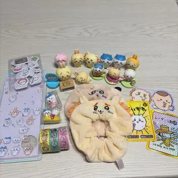 치이카와 굿즈 묶음 판매 가챠가챠 피규어 씰