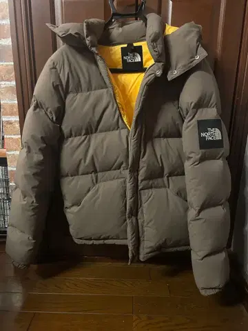 THE NORTH FACE 브라운 다운 자켓