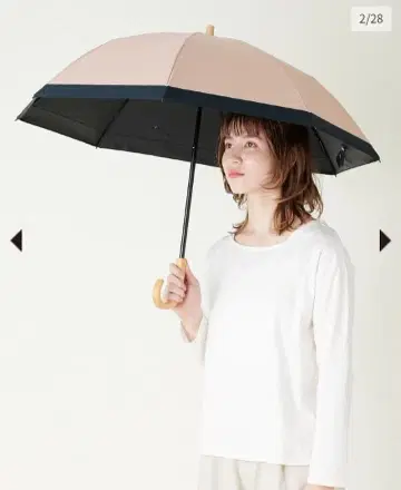 선배리어 접이식 양산 핑크