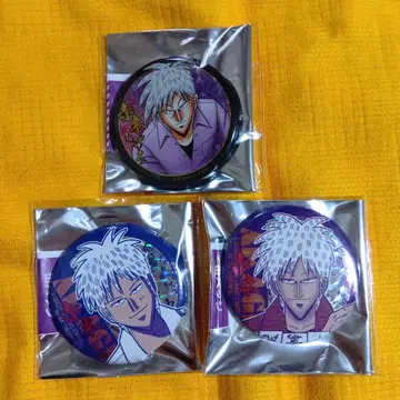 아카기전 아카기 시게루 홀로그램 캐릭터 캔뱃지 3종 세트 레어