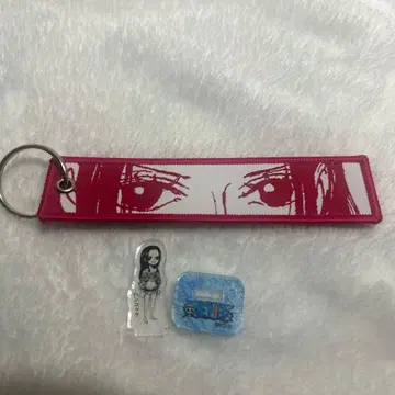 ONEPIECE 핸콕 자수 플라이트 택 아크릴 스탠드 세트