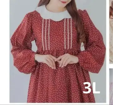 시마미사 롱 원피스 3L