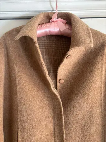 케이프 코트 판초 카멜색 빅 사이즈 M