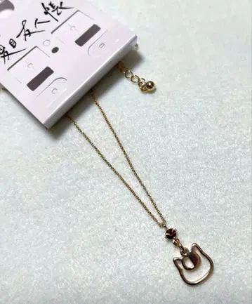 나츠메 우인장 냥코 선생님 골드 목걸이