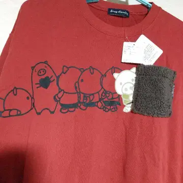 새상품! 드럭 스토어즈 모코모코 포켓의 빨간색 트레이닝복 F