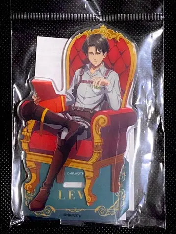 진격의 거인 아크릴 스탠드 리바이 옥좌ver.