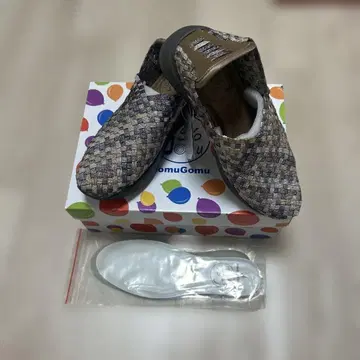 [ 미사용 새상품 ] Gomu56 고무 통굽 슬립온 슈즈 M 사이즈