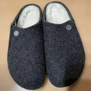 버켄스탁 울 보아 체르마트 차콜 그레이 샌들 37