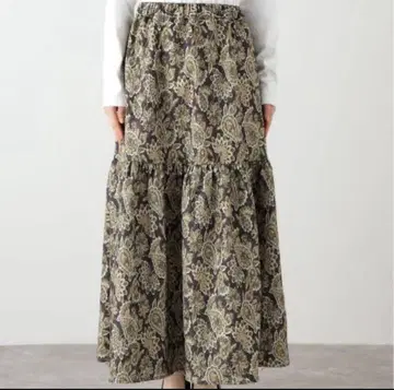 [ 저널 스탠다드 렐름 ] 페이즐리 자카드 스커트