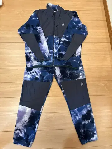 HUF 타이다이 패턴 플리스 자켓 팬츠 세트