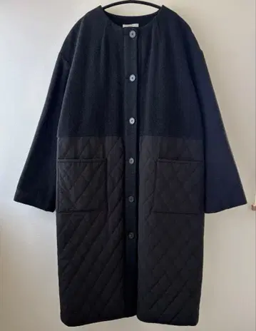 YARRA 울 코트 블랙