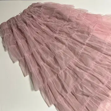 미사용 새상품 핑크 샤샤 스커트 M 사이즈