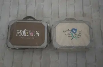 새상품 GU 장송의 프리렌 파우치 2개 세트 화이트 브라운