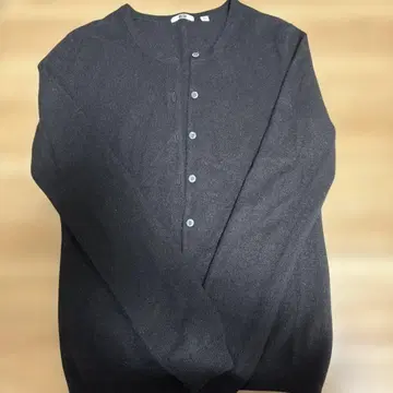 UNIQLO 캐시미어 100% 블랙 가디건