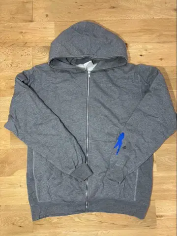 마스터피스 후드티 그레이