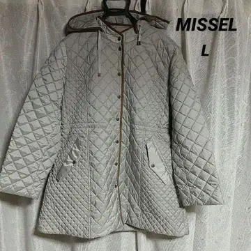 MISSEL 미제르 퀼팅 자켓 코트 후드 부착 L