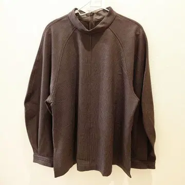 [ UNITEDARROWS ] 볼륨 슬리브 파우더 스탠드 카라 셔츠