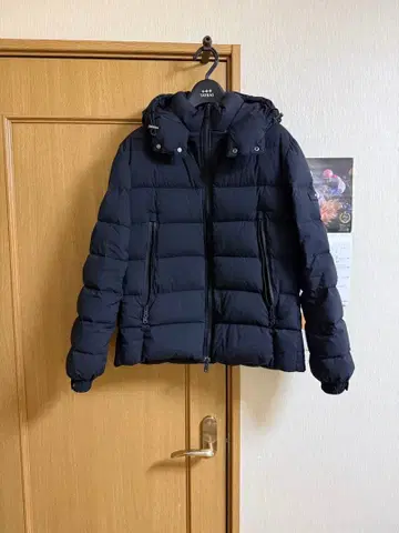TATRAS 네이비 다운 자켓 후드 부착