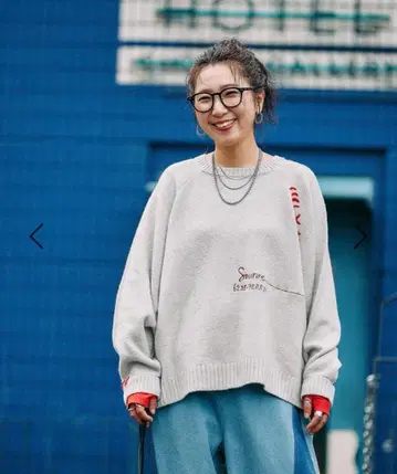 [ 새상품 미사용 ] 니코앤드 be with M 배색 풀오버