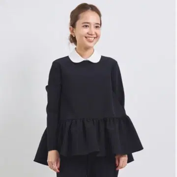 요리 라운드 칼라 드레스 블라우스 36