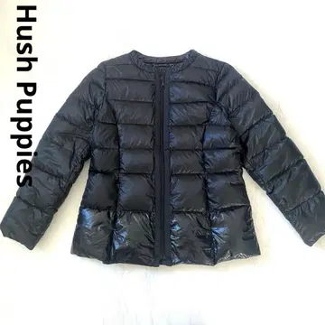 Hush Puppies 허시파피 다운 자켓 블랙 노카라
