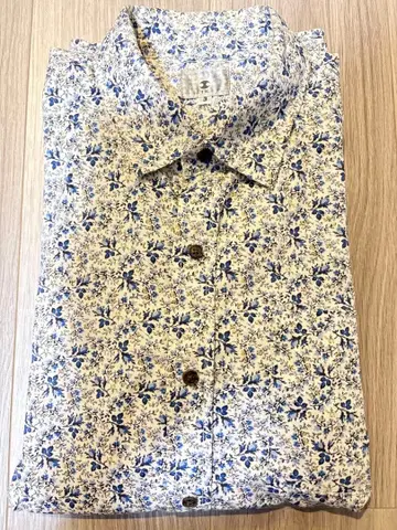 TK 꽃무늬 칠부 와이셔츠