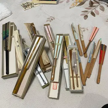 쥬마츠야 후쿠이 센포, 타카시마야, 쿄센도 등 부채 19개 세트