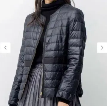 새상품급 자유구 컴팩트 라이트 다운 블랙 40