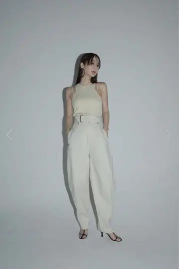 louren cotton cocoon pants