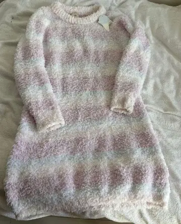 gelato pique 젤라또피케 스트라이프 긴팔 룸웨어 원피스