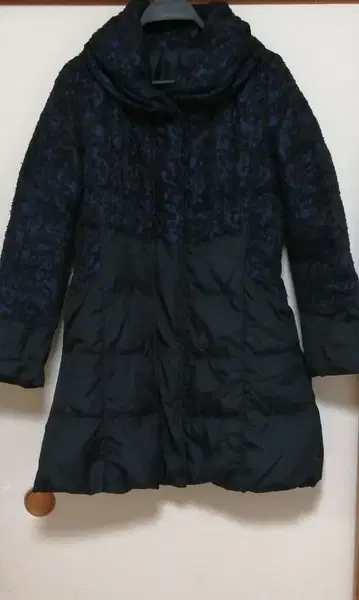 새상품급 이소재 울 x 다운 다운코트 M