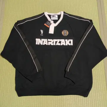 미사용 하이큐 RAGEBLUE 자수 프린트 맨투맨 이나리자키 블랙