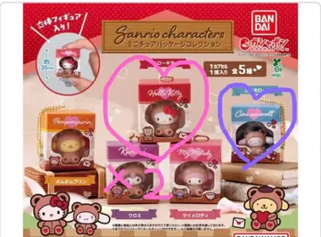 미니어처 패키지 컬렉션 산리오 3개 세트