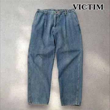 VICTIM 2TUCK BAGGY EASY DENIM 배기 데님