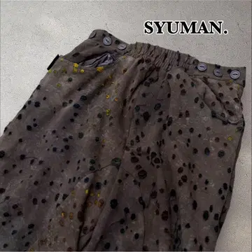 25SS SYUMAN. Sloppy Gather Trousers 1