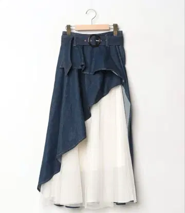 RESEXXY 리젝시 튤 볼륨 스커트 데님 페미닌