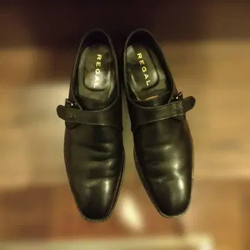 새상품급 리걸 W120 블랙 몽크 스트랩 25.5