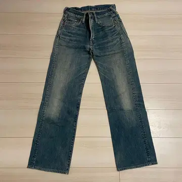 45R 스트레이트 데님 블루