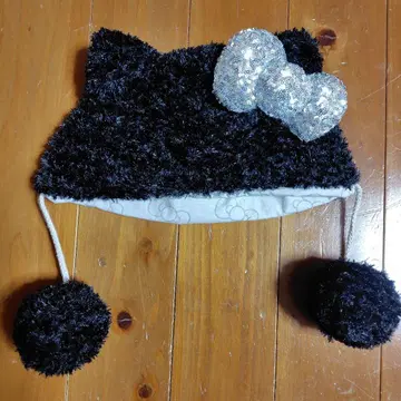 [새상품급] USJ 유니버셜 키티 팬캡 블랙