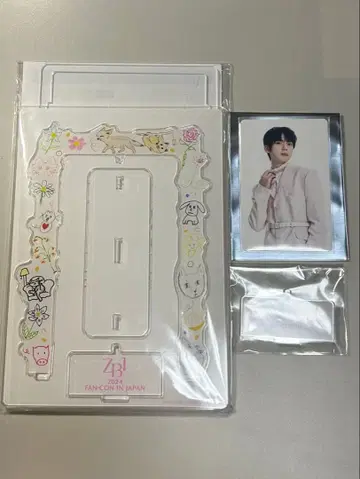 ZB1 팬콘 회전 트레카 스탠드 한유진 트레이딩 카드