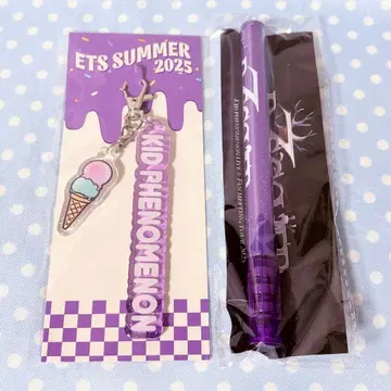 KID PHENOMENON D7SCOVER 사인 라이트 아크링 키링