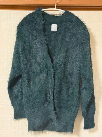 ROSE BUD 다크 그린 가디건 F 사이즈