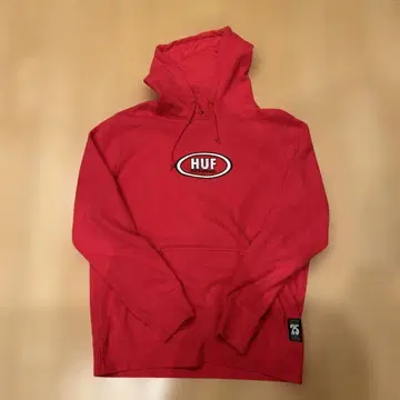 HUF 레드 후드티 M